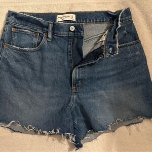 Abercrombie & Fitch High Rise Denim Shorts